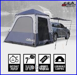 Offroading Gear Waterproof SUV Instant Popup Camping Tent 9' x 9' Sleeps Up t