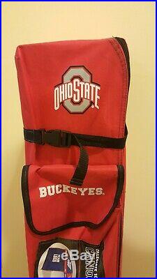 Ohio State University Tailgating 10'x10' Deluxe Canopy with Side Wall + Carry Bag