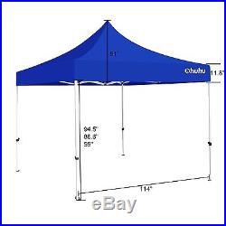 Ohuhu Instant Shelter Canopy 10 by 10 Ft Blue