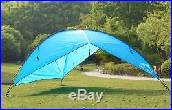 Oileus Super Big Canopy Tent with Sand Bags Easy up Beach Tent Sun Shelter