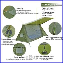 OneTigris 4 Season Tent Ultralight Shelter for Bushcrafters & Survivalists Campi