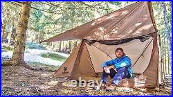 OneTigris Ultralight Bushcraft Shelter 2.0 with Canopy 2 Person Waterproof Ripstop