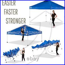 OneTouch 10 Foot x 10 Foot Instant Shade Canopy with Center Lock Technology, Blue