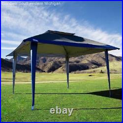 Open Box Undercover POPUPSHADE 13'x13' Instant Canopy Blue/Gray UC-8P13B