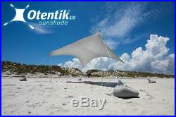 Otentik Sunshade with Sandbag Anchors multiple colors and sizes