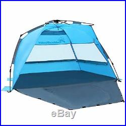 OutdoorMaster Pop Up Beach Tent Easy to Set Up, Portable Shade with SPF 50+ UV