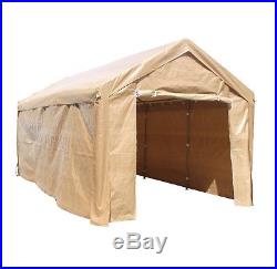 Outdoor Canopy Carport Tent Aleko Heavy Duty Storage Sheds Patio Garden Shelter