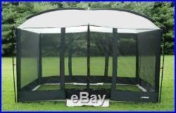 Outdoor Canopy Screen House Tent Shelter Steel Camping Yard Magnetic Door Gazebo