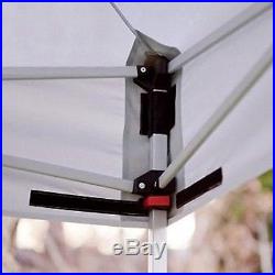 Outdoor Canopy Tent 10 Foot x 10 Foot Lightweight Aluminum, Sidewall Enclosure