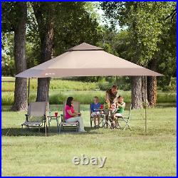 Outdoor Canopy Tent Shade Shelter Beige 13' x 13' Instant Pop Up UV Protection