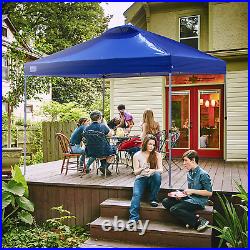 Outdoor POPUP SHADE Tent 10'X10' Instant Canopy One-Person Setup Backyard, Beach