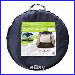 Outdoor Pop Up Tent Screen Room With Floor Canopy Shed Foldable Shelter Camping