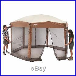 Outdoor Screened Canopy Gazebo Shade Backyard Instant Tent UV Guard Protection
