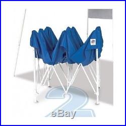 Outdoor Shelter Portable Tent Dome Instant Canopy Royal Blue White Frame 10x10