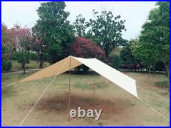 Outdoor Sun Shade Canopy Cotton Canvas Entrance Awning Shelter for Bell Tent