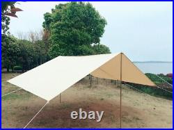 Outdoor Sun Shade Canopy Cotton Canvas Entrance Awning Shelter for Bell Tent