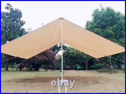 Outdoor Sun Shade Canopy Cotton Canvas Entrance Awning Shelter for Bell Tent