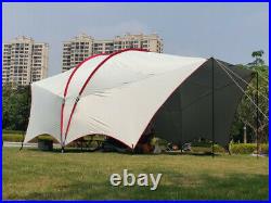 Outdoor Waterproof Oxford Sunshade Large Space Family Party Camping Tent Tunnel