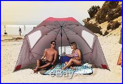Outdoor X Large Umbrella Portable Beach Sun Protect Canopy Beach Tent Shade New