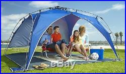 Outdoors Beach Canopy Tent Blue Fun Family Sun Shade Park Adventure Cabana NEW