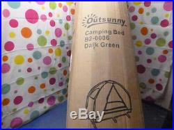 Outsunny Portable Tent/Camping Cot with Air Mattress&Sleeping Bag B2-0006 Green