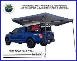 Overland Vehicle Systems Nomadic 270 LT Driver Side Awning and Wall 1 and 2