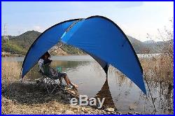Oxking Outdoor Canopy Large Triangular Beach Sun Shelter UV Protection Camping