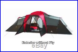 Ozark Trail 10 Person Family Tent 3 Room 21'x15' Outdoor Cabin Tents for Camping