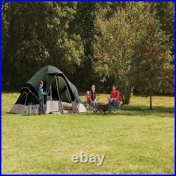 Ozark Trail Camping Tent Waterproof 8-Person 2 Rooms Install For Outdoor Hiking