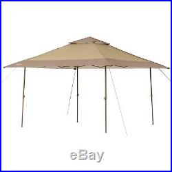 Ozark Trail Instant Canopy 13' x 13', Tan/Brown, 169 sq. Ft Shade Area