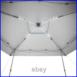 Ozark Trail Lighted Instant Canopy With Roof Vents 13'x13' Backyard Camping