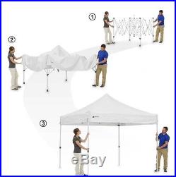 Ozark Trail Sports Shelter For Outdoor Camping Sun Shade Tent 10' x 10' White