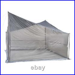 Ozark Trail Tarp Shelter, 9' x 9' with UV Protection and Roll-up Screen Walls