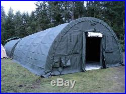 PRICE SLASHED! Alaska Structure Military Med Shelter Tent Surplus 32 ft x 20 ft