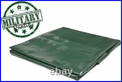 PVC Vinyl Cover Waterproof UV Resistant Heavy Duty Vinyl Tarp 13oz 18 Mil GREEN
