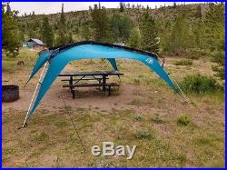 PahaQue Wilderness Cottonwood LT 10' x 10' Shade Shelter Forest Green Used Great