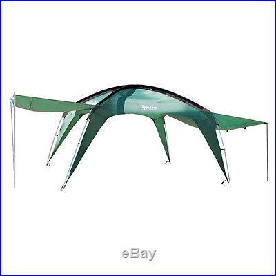Paha Que Cottonwood XLT 10x10 Green Portable Shade Shelter W/ Awnings