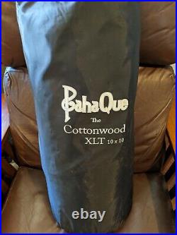 Paha Que Cottonwood XLT 10x10 with Awnings Shade/Rain Shelter Canopy EUC