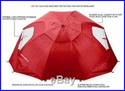 Paraguas portátil para el sol sombrilla playa protector 8 pies sol y lluvia