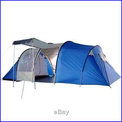 Peaktop Outdoor 6-8 Person/Man 2+1 Room XX+ Hiking Camping Tunnel Family Tent