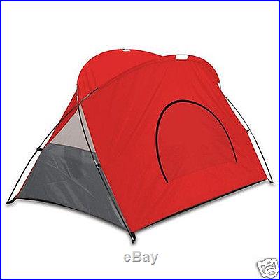 Picnic Time Cove Sun Shelter Easy Up Beach Canopy Cabana Gazebo Shade Tent Red