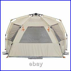Pop-Up 4 Person Beach Tent Instant Sun Shade