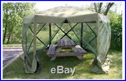 Pop Up Camping Canopy Shelter Gazebo Outdoor Folding Mesh Portable Shade Beach