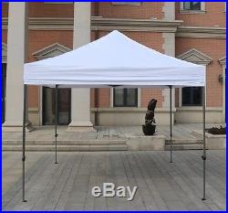 Pop Up Canopy 10x10 Commercial Size Tent Shelter Frame With Carry Bag