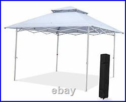 Pop-Up Canopy Tent 13x13 Instant Shelter Outdoor Canopy with Wheeled Bag White