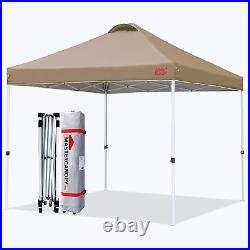 Pop-Up Canopy Tent Commercial Instant Canopy with Wheeled Bag Canopy Sandbags Kh