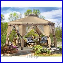Pop Up Gazebo Portable Outdoor 12x12 Enclosed Tent Tailgate Wedding Canopy Beach