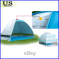 Pop Up Portable Beach Canopy Sun Shade Shelter Outdoor Camping Fishing Tent Mesh