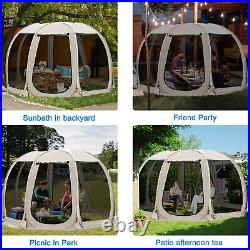 Pop Up Screen House Room Patio Canopy Tent Outdoor Camping Gazebo mosquito net