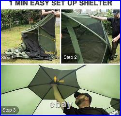 Pop up Screen House Tent for Camping 11.5 x 9.8 ft Instant Screened Gazebo